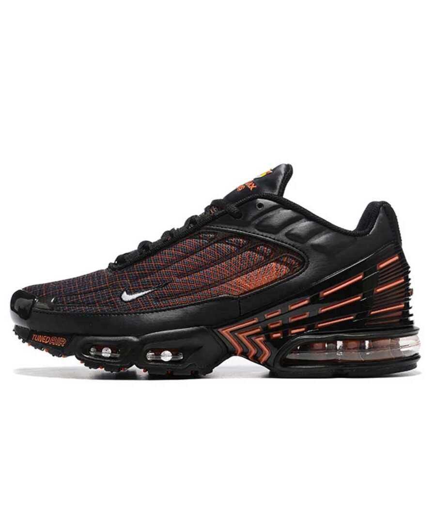 Nike Air Max Plus TN 3 - Black Orange Spirograph