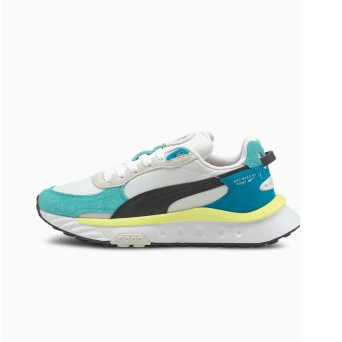 Puma - wild rider rollin - white/Turquoise