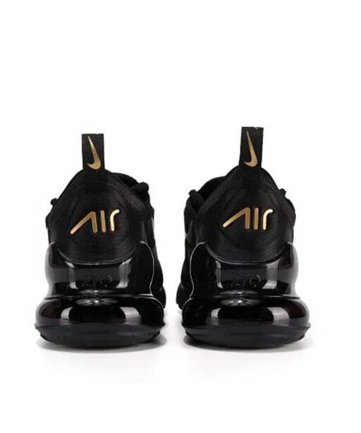 nike 270 white black and gold