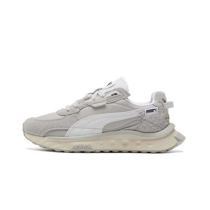 Puma - wild rider rollin - white/bale brown