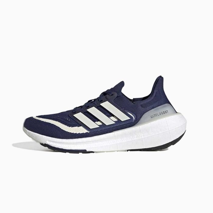 ADIDAS ULTRABOOST LIGHT - Navy blue/white