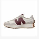 New balance 327 - Moonbeam with classic burgundy