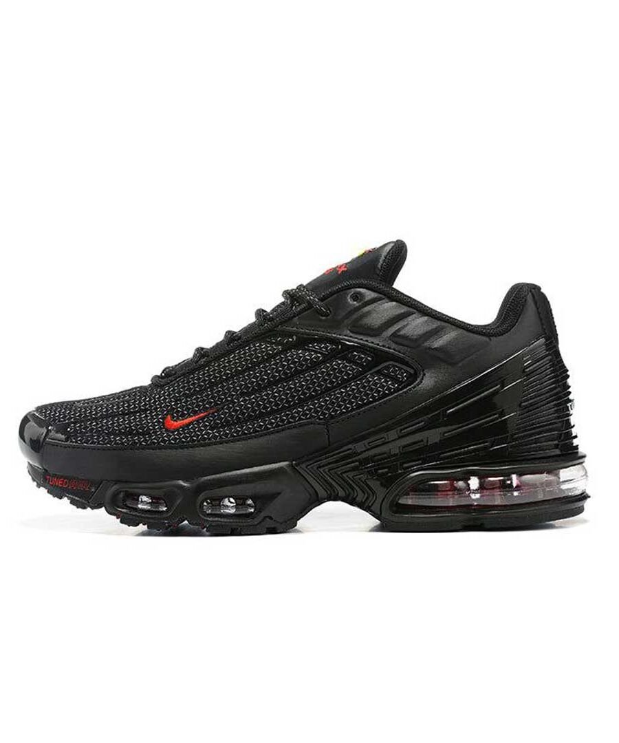 Nike Air Max Plus TN 3 - Black Reflective Silver University Red