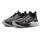 nike react infinity 3 - black/silver - Image 2