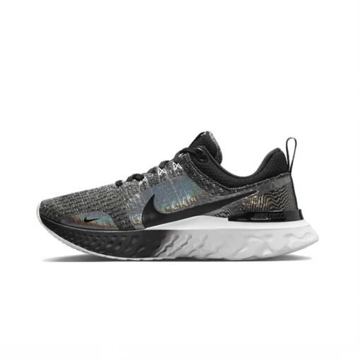 nike react infinity 3 - black/silver