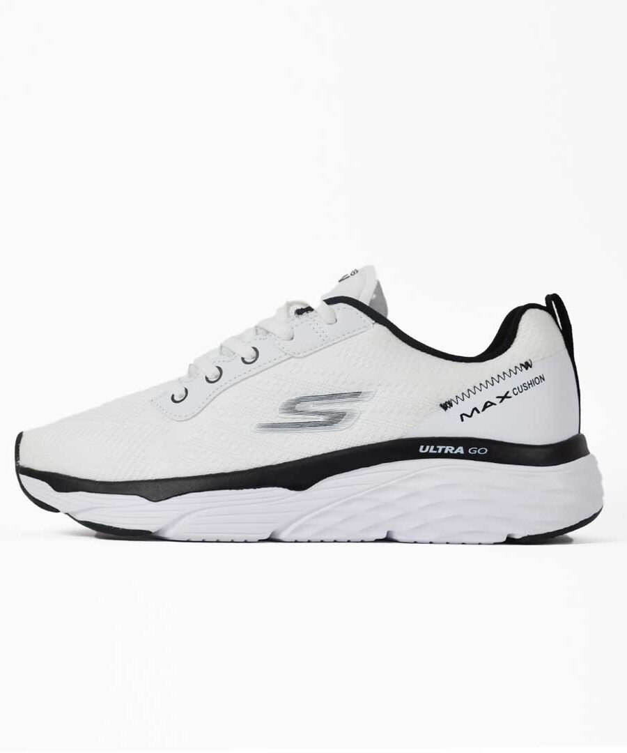 skechers max cushioning - white