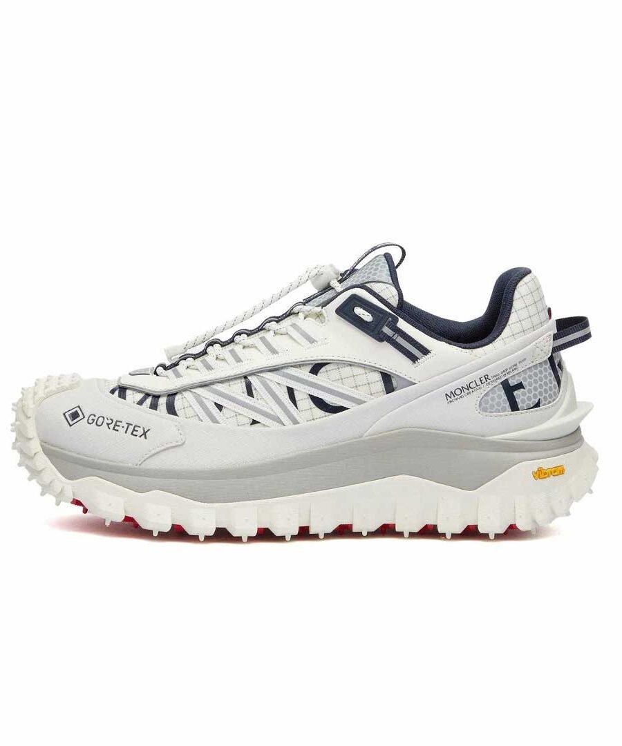 Moncler Trailgrip Gtx Low Top - white/grey