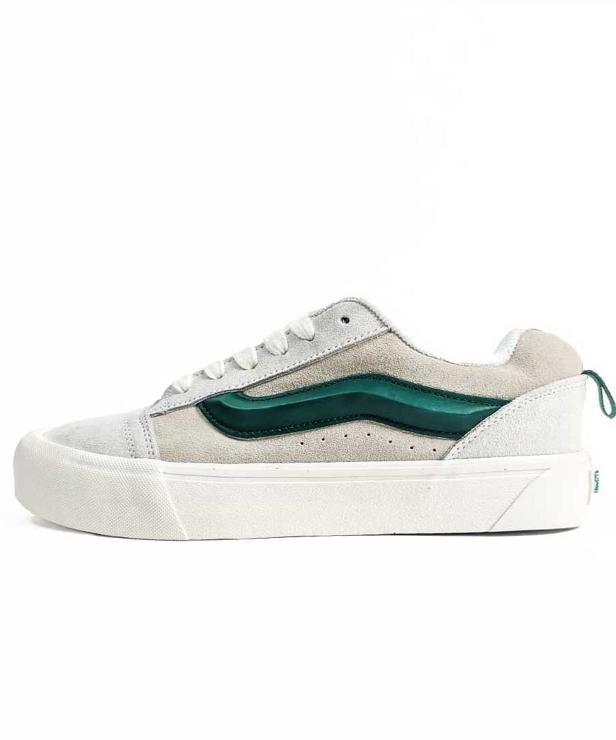 vans knu skool - beige / verde