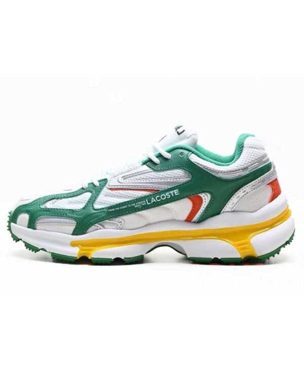 lacoste l003 2k24- white/green/yellow