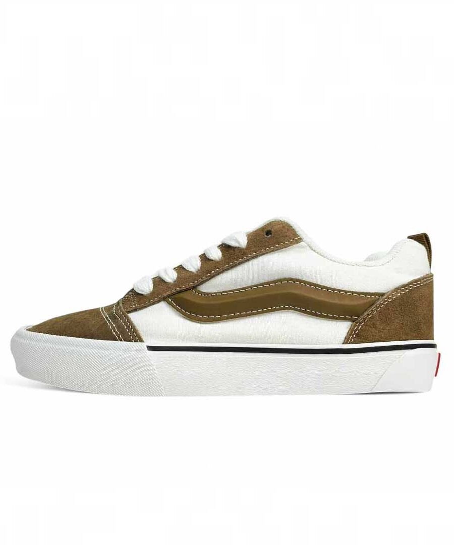 vans knu skool - brown/white