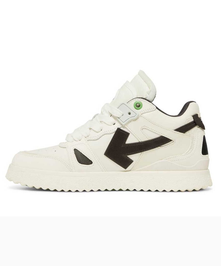 off-white new mid sponge - white/black