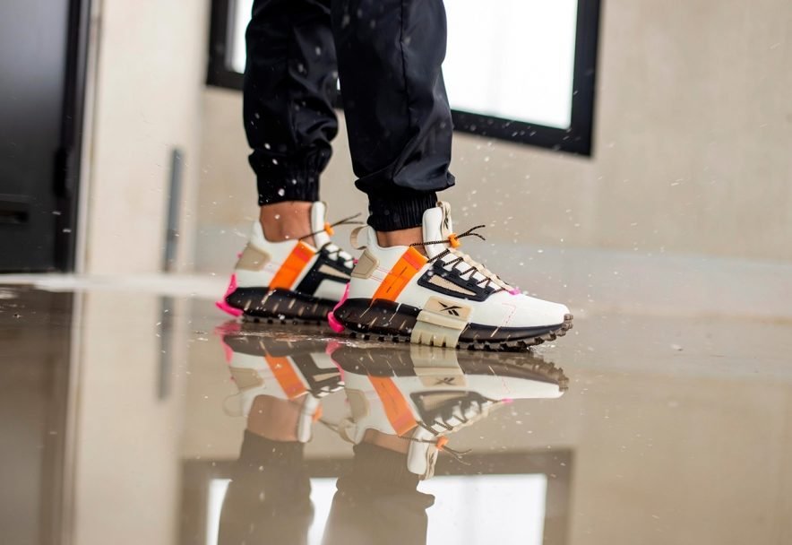 reebok zig kinetica edge - alabaster orange pink - Image 9