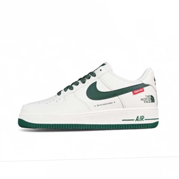 North Face Supreme Air Force 1 - white / Green