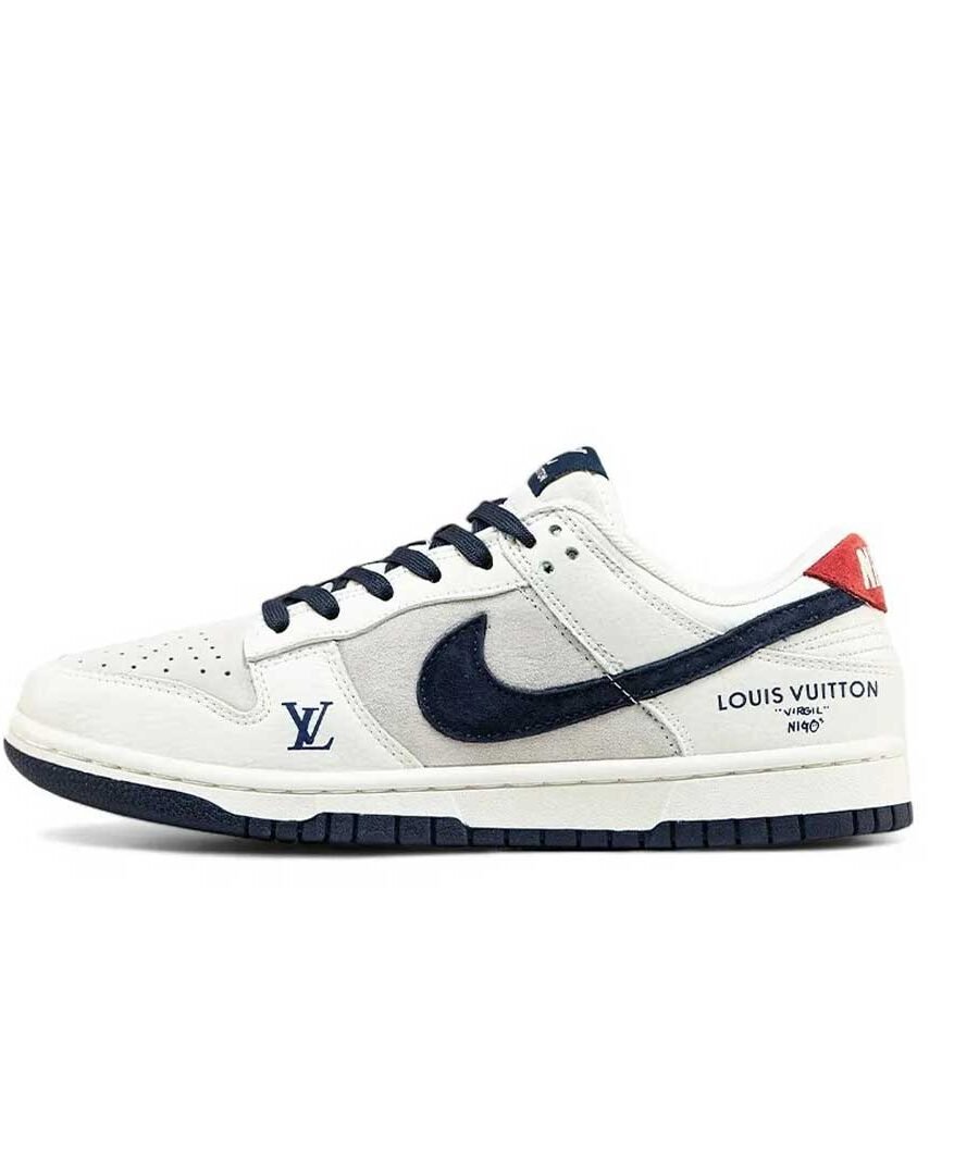 Nike SB Dunk Low x Louis Vuitton Grey Blue Red