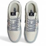 Nike SB Dunk Low x Louis Vuitton BabyBlue / Navy - Image 3