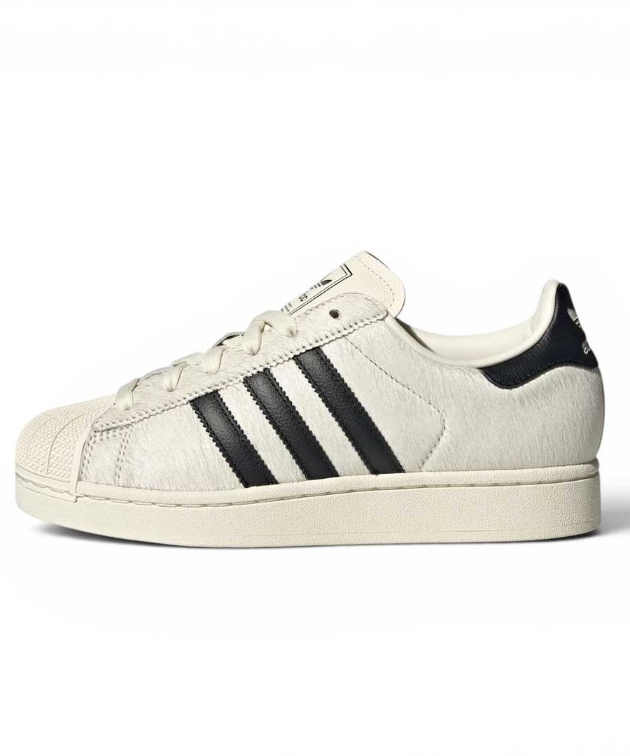 Adidas super star - offwhite / black